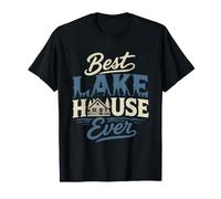 Papi Maison Au Bord du Lac Petits Enfants Été Chalet D'été T-Shirt
