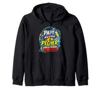 Papi Petit Fils Pêche Cadeau Garçon Jeune Pêcheur Humour Sweat à Capuche