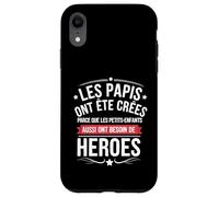 Papi Petits-Enfants Papy Petite-Fille Cadeau Fête des Pères Coque pour iPhone XR