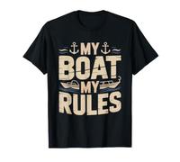 Papi Ponton Bateau Mon Mes Règles Capitaine Patron du Lac T-Shirt
