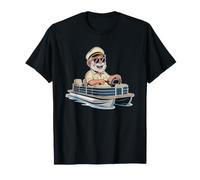 Papi Ponton Bateau Petits Enfants Lac Capitaine du T-Shirt