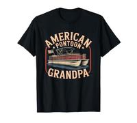 Papi Ponton Vie Au Lac Capitaine Bateau T-Shirt