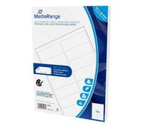 300 ETIQUETTEs AUTOCOLLANTEs 105 x 99 mm LASER JET D'ENCRE MediaRange pas AVERY