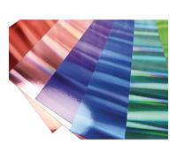 Papier À Effet Hologramme Mix, A4, Colore, 250g / M², 8 Couleurs 8 Feuilles