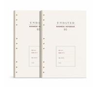 Papier à feuilles mobiles ligné, 2 carnets B5 | Surface d'écriture lisse, Papier pour Écriture, Consultations privées, Pour utilisateurs d'agenda