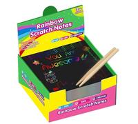 Papier à gratter - Papier à gratter noir, cartes pour notes en papier à gratter noir, table à dessin pour filles et garçons 3 ans en haut, projets de fête d'anniversaire