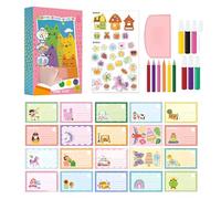 Papier à gratter pour enfants | Jouet amusant arc-en-ciel Activités de fête - Kit de papier à gratter pour enfants, pour filles, maison, école, maternelle, salle de classe, salle de jeux, crèche