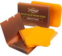 Papier À L'acide Kojique,Savon Doux Au Curcuma,Traitement De La Pigmentation Pour L'acné Taches Sombres Melasmainner Cuisse Peau,Taille De Voyage
