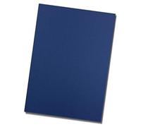 Papier à Lettre A4 - Papier à Lettres - Papier à Dessin avec Bord élégant, 100 g/m² - Surface Mate - Papier à écrire de Haute qualité. Lot de 50 Bleu foncé