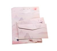 Papier à lettre chinois, section 1 huit pièces de lett | Papier à lettre coloré double face avec papier à lettre et enveloppes pour l'école, les filles et les étudiants