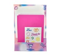 Papier à lettre + enveloppes + gommettes - Pour enfant - Clairefontaine