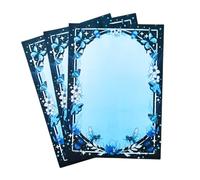 Papier à lettre romantique avec fleurs et libellules imprimées des deux côtés - 20 feuilles DIN A4 à pois - Papier de qualité supérieure pour lettres et notes créatives