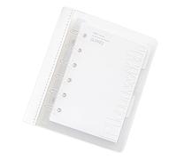 Papier à lettres lisse, anneaux de papier, planificateur de journal, carnet de 7 tailles pour notes et journaux, écriture, recharge de pages détachables, planificateur capable, carnet de notes