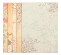 Papier à Lettres Vintage Européen Rustique, Ensemble | Papier Décoratif au Format Lettre, Écriture Fluide et Douce, pour Paroles et Notes