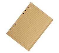 Papier À Lignes Horizontales Papier De Recharge À 5 Grilles 80 Feuilles 6 Trous Feuilles De Remplacement Pour Carnet De Croquis Peinture