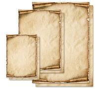 Papier à motif Carte au trésor OLD STYLE Antique & Histoire 50 feuilles DIN A4 - Paper-Media