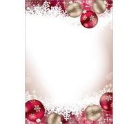 Papier à motif de Noël 'Graceful Christmas', A4,90g/m2