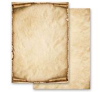 Papier à motif OLD STYLE Antique & Histoire Carte au trésor 100 feuilles DIN A4 - Paper-Media