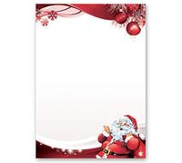 Papier à motif Saint Nicholas LETTRE AU PÈRE NOËL 50 feuilles DIN A4 - Paper-Media
