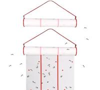 Papier à mouche, ruban adhésif à mouche, 2pcs 13,12ft rouleau à mouche collante, ruban de mouche horizontal ou vertical, rouleau de piège à mouche suspendu pour extérieur / intérieur, serre, écuries,