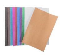 Papier à Paillettes EVA Autocollant 20 Feuilles | Feuilles A4, Effet Scintillant et Texture Lisse, pour Loisirs Créatifs Couleur Aléatoire