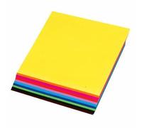 Folia Feuilles pour pliage 70 g/m², 100 feuilles, 10 couleurs assorties, 10 x 10 cm