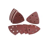 Papier a Poncer Lot de 100 disques de ponçage triangulaires 90 mm Delta Sander, papier de verre auto-agrippant, outils abrasifs for le ponçage, grain 40-1000(Mix1 60-240)
