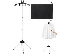 Papier à vapeur pour vêtements - Rack de support de vêtements réglable | Assise de presse à vapeur pliable, support de base en service lourd pour tenues sans rides et séances de repassage rapides à la