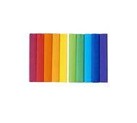 Papier à volants 25x200 cm TOP-2000 Creatinio mélange dans les couleurs arc-en-ciel pack 10 pièces