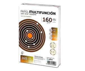 Papier A4 160g 50 feuilles, Papier multifonction pour imprimante, pour imprimantes laser et jet d’encre, photocopieuse, fax, usage bureau et scolaire, paquet m-office (50 feuilles 160g)
