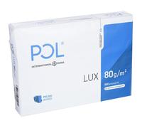Pol International Paper, Paquet De 500 Feuilles De Papier, Lux 80g/M2, A4