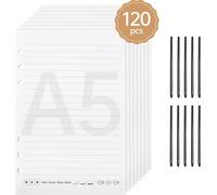 Papier A5 120 feuilles et 10 recharges de stylo à bille pour Bisofice Stylo numérique compatible avec Boardpen et Ophaya APP Prise de notes Enregistrement Stockage