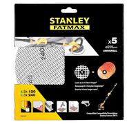 Papier abrasif 2x120g/3x240g STANLEY STA39297P