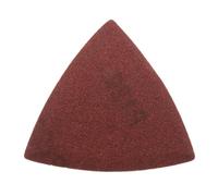 Papier abrasif 3-1/8 ", papier de verre triangulaire à crochet et boucle 80mm, adapté au grain tampon multi-outils oscillant 3 1/8 pouces(80)
