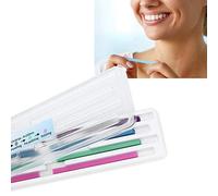 Papier abrasif dentaire, 60 pièces/paquet Bandes abrasives dentaires Polissage des dents Finition Brillant Kit d'outils de contournage Résistant Nettoyage en profondeur Hygiène buccale