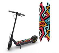 Papier abrasif imperméable haute performance pour pédale de scooter Ninebot MAX G30, fabriqué à partir de PVC (graffiti)