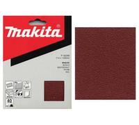 10 FEUILLES RECTANGULAIRES MAKITA ABRASIVES 114X140 MM GRAIN 180 -P363980-180
