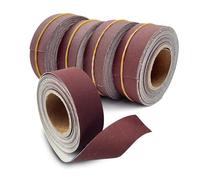 Papier abrasif, Papier abrasif de 8 mètres, assortiment papiers verre, ponçage facile, toile émeri, métal, menuiserie, travail du bois(150 Grit)