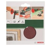Papier abrasif pour plateau de ponçage non perforé Bosch Accessories 2609256B49 Grain 60 (Ø) 125 mm 5 pc(s)