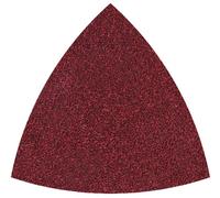 Papier abrasif pour ponceuse manuelle avec bande auto-agrippante, non perforé Wolfcraft 5886000 Grain 80, 120 Cote d'encoignure