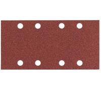 Papier abrasif pour ponceuse vibrante avec bande auto-agrippante, perforé Bosch Accessories 2608605303 Grain 60 (L x l) 185 mm