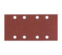 Papier abrasif pour ponceuse vibrante avec bande auto-agrippante, perforé Bosch Accessories 2608605302 Grain 40 (L x l) 185 mm