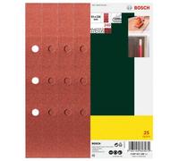 Papier abrasif pour ponceuse vibrante perforé Bosch Accessories 2607017108 Grain 240 (L x l) 230 mm x 93 mm 25 pc(s)