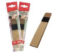 Papier Abrasif Taille-Crayon 2Pièce, Grattoir À Aiguiser En Papier De Verre, Outil De Ponçage Pour Mines, Crayons, Craies, Charbons, Compas, Étudiants, Amateurs Et Débutants