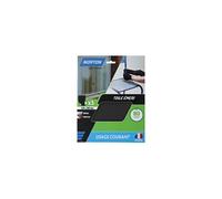 Norton Papier abrasif toile émeri - Lot de 3 - 230x280 mm grain 80 - Pour métal et rouille Noir (surface abrasive sombre)