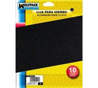 Papier abrasif très grossier à 3 fers (paquet de 10 feuilles)