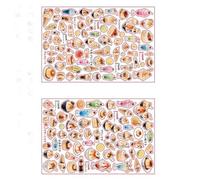 Papier Adhésif Autocollant Rétro Pour Journal Intime Pour Scrapbooking Carnet De Notes Album Mémoire Livre Mémoire Embellissement Couverture Téléphone Scrapbook Rétro