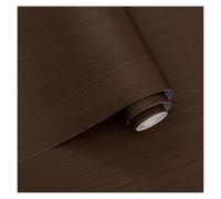 Papier Adhésif Grain Bois Vinyle Enveloppe Rouleau Film Mat pour Meuble | Papier Peint Auto-adhésif Vintage PVC Vinyle Film Autocollant Amovible Imperméable Meuble Decoratif(Dark Brown,30cmx2m)