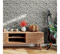 Papier Adhesif pour Meuble Arbre De Noël Jaune Revetement Adhesif Meuble Imperméable Vinyle Cuisine Porte Salon Chambre Mur Décoration Papier Peint Autocollant 45x300 cm/1 rouleau