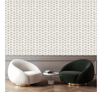 Papier Adhesif pour Meuble Beige Yeux Noirs Revetement Adhesif Meuble Imperméable Vinyle Cuisine Porte Salon Chambre Mur Décoration Papier Peint Autocollant 38.6x120.6 cm